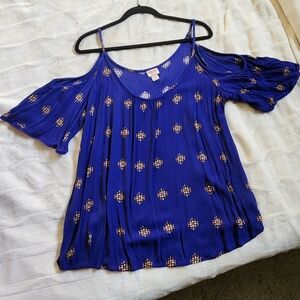 Mossimo open shoulder tank top